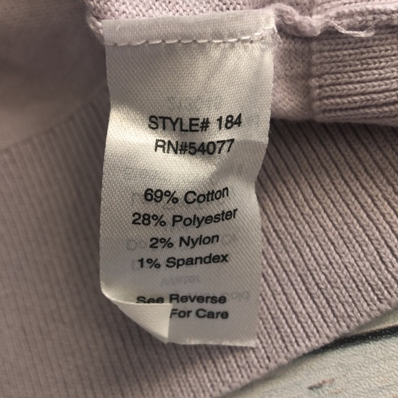 CAbi Lilac Lace Yoke Cardigan Medium - Picture 5 of 9